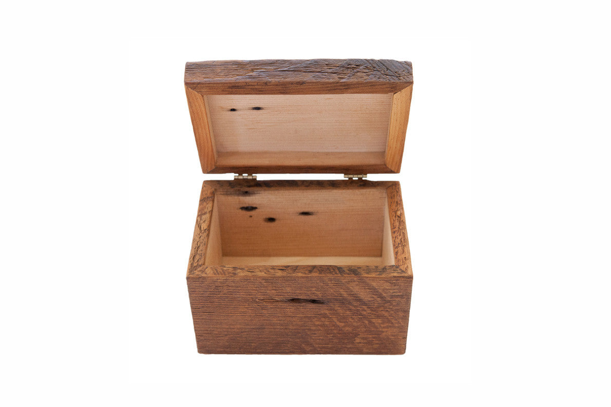 Hinged Barn Wood Letter Box