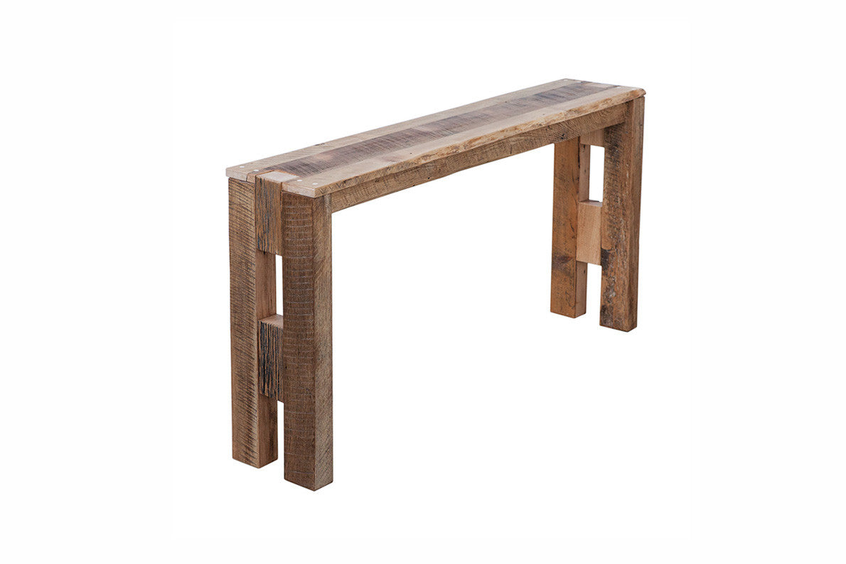 Reclaimed Barn Wood Console Table