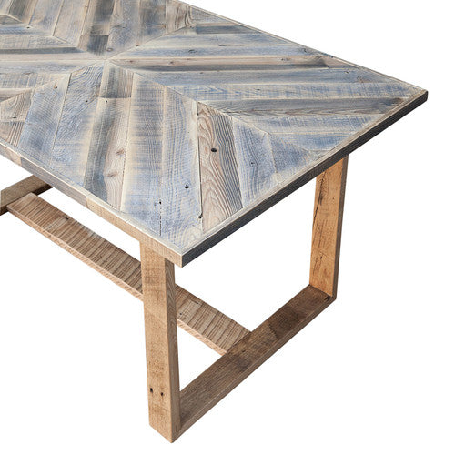 Rustic Modern Reclaimed Wood Dining Table